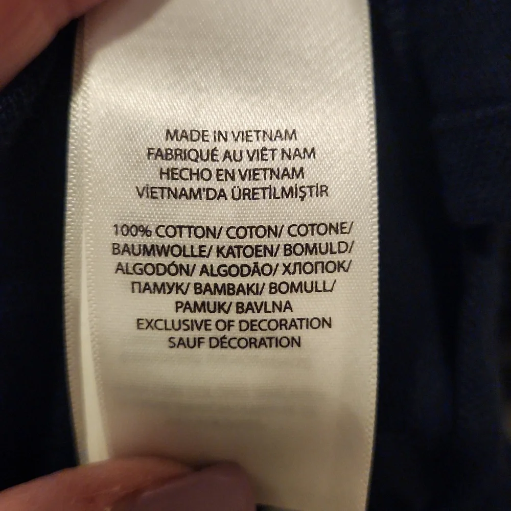 Ralph Lauren Dark Blue Polo with White Logo